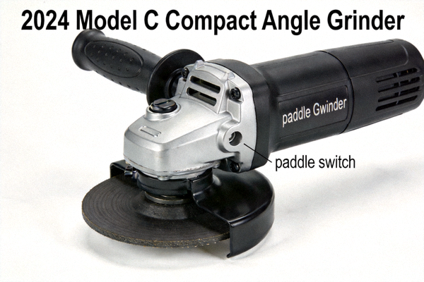 2024 Model C Compact Angle Grinder with paddle switch